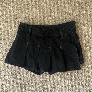 Free People NWOT Denim Pleated Skorts